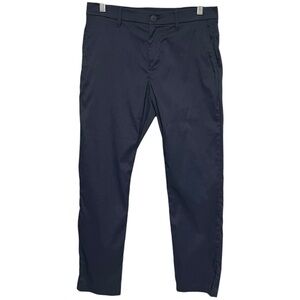Tommy Hilfiger Regular Fit Stretch Tech Pant Navy Quick Dry Nylon Trousers 30X30
